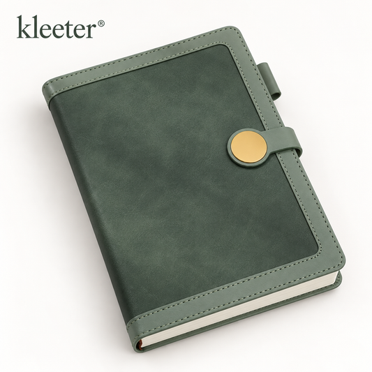 Kleeter® Elegant Leather Journal – Plan, Write & Organize in Style