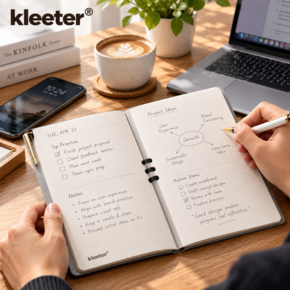 kleeter® Premium Disc-Bound NotebookRe