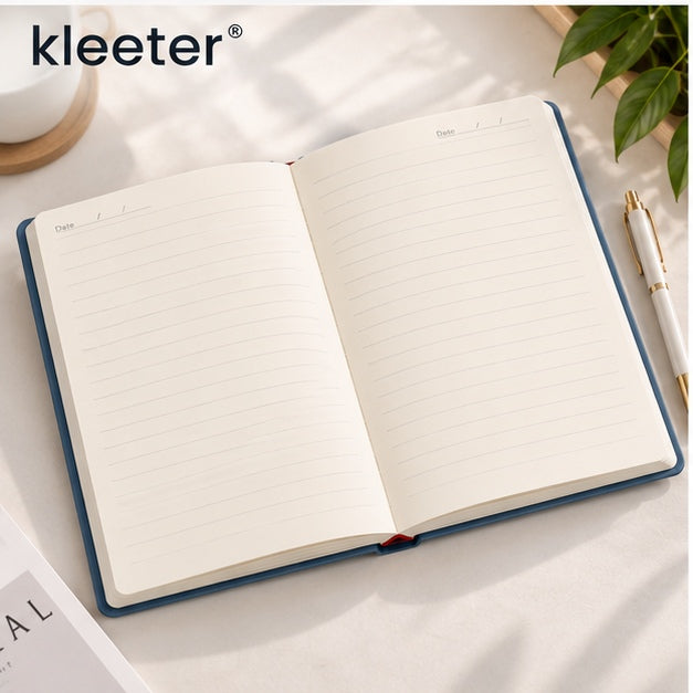 Kleeter® Minimalist Hardcover Notebook – Write, Plan & Organize Every Day