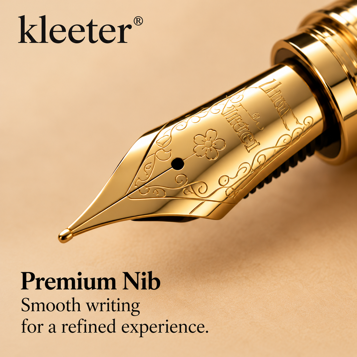 kleeter® Natural Wood Luxury Fountain Pen