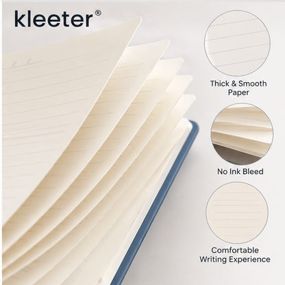 Kleeter® Minimalist Hardcover Notebook – Write, Plan & Organize Every Day