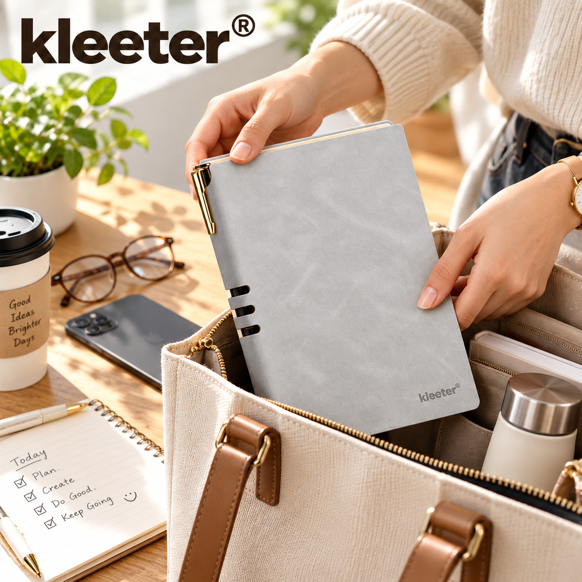 kleeter® Premium Disc-Bound NotebookRe