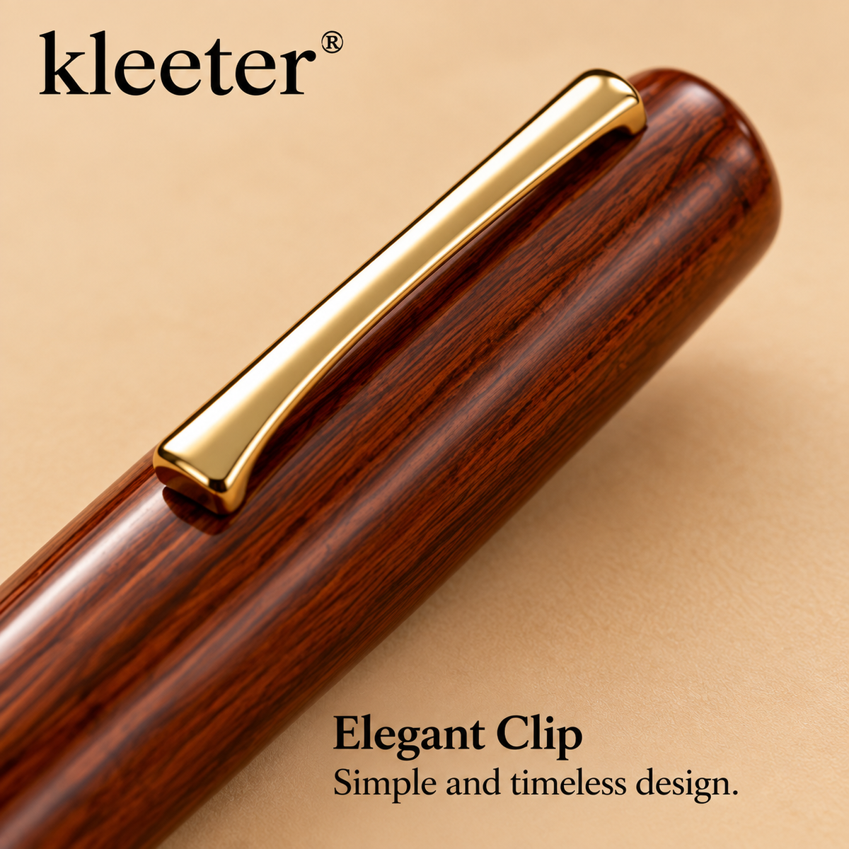 kleeter® Natural Wood Luxury Fountain Pen