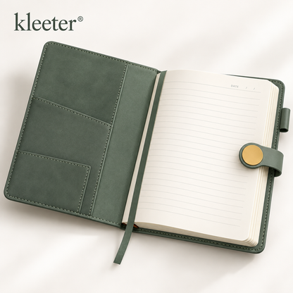 Kleeter® Elegant Leather Journal – Plan, Write & Organize in Style